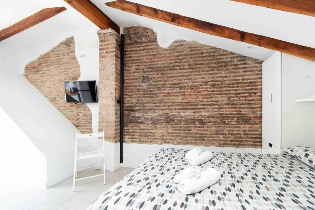 Estudio Para Parejas Con Terraza En La Playa Valencia Exteriör bild