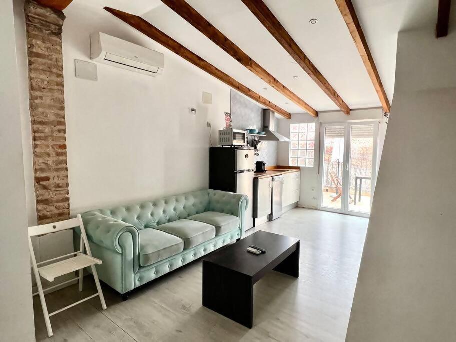 Estudio Para Parejas Con Terraza En La Playa Valencia Exteriör bild