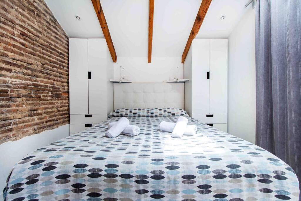 Estudio Para Parejas Con Terraza En La Playa Valencia Exteriör bild